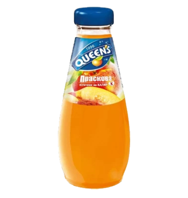 Куинс стъкло праскова 0.250