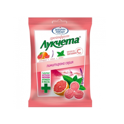 Лукчета грейпфрут 40бр. захарни з-ди ГО