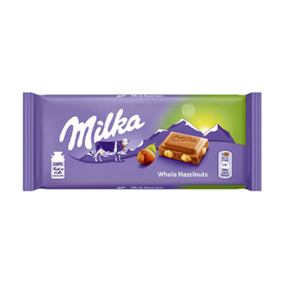 ш-д Милка ЦЯЛ л-к зелен100гр./17 бр.