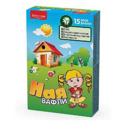 вафли Ная  15бр.-кутия ПРЕСТИЖ