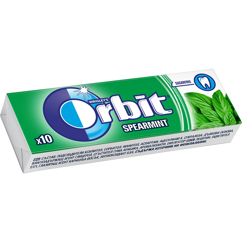 Дъвки Орбит Спеърминт 30бр/ст